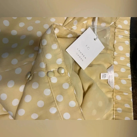 NWT Lauren Conrad Polka Dot Skirt Set Sz XXL - Picture 11 of 11